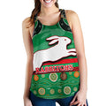 Rabbitohs Women Racerback Tank Indigenous Green - Vibe Hoodie