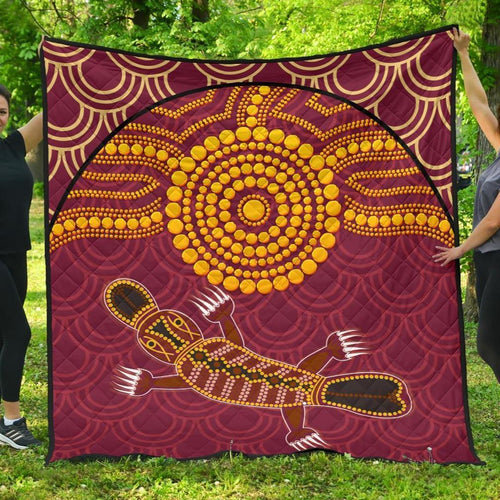 aboriginal-premium-quilt-aboriginal-platypus
