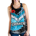 Power Anzac Day Women Racerback Tank Port Adelaide Lighting - Vibe Hoodie
