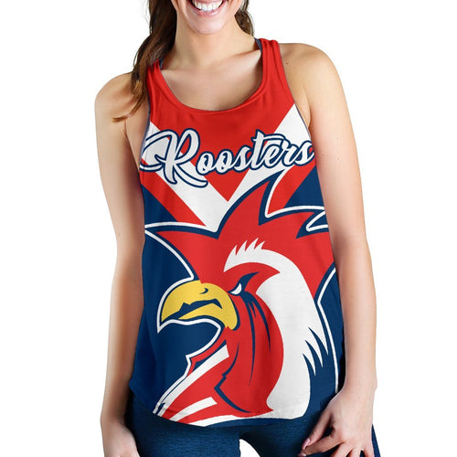 Australia Roosters Women Racerback Tank Rugby - Vibe Hoodie