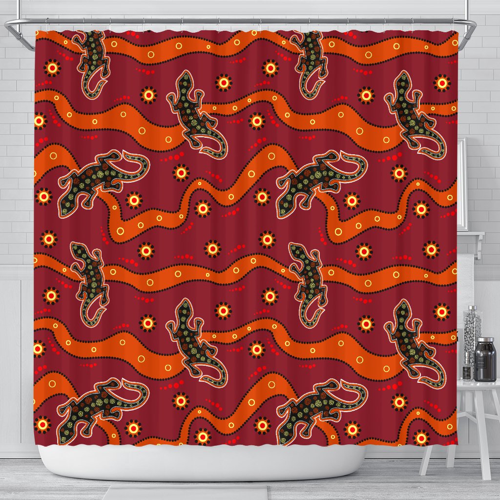 shower-curtain-aboriginal-patterns-curtain-lizard