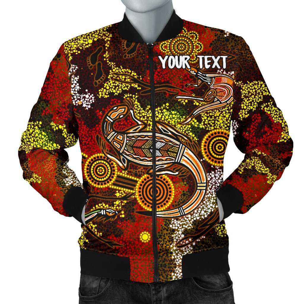 custom-aboriginal-mens-bomber-jacket-kangaroo-and-lizard-dot-painting-art