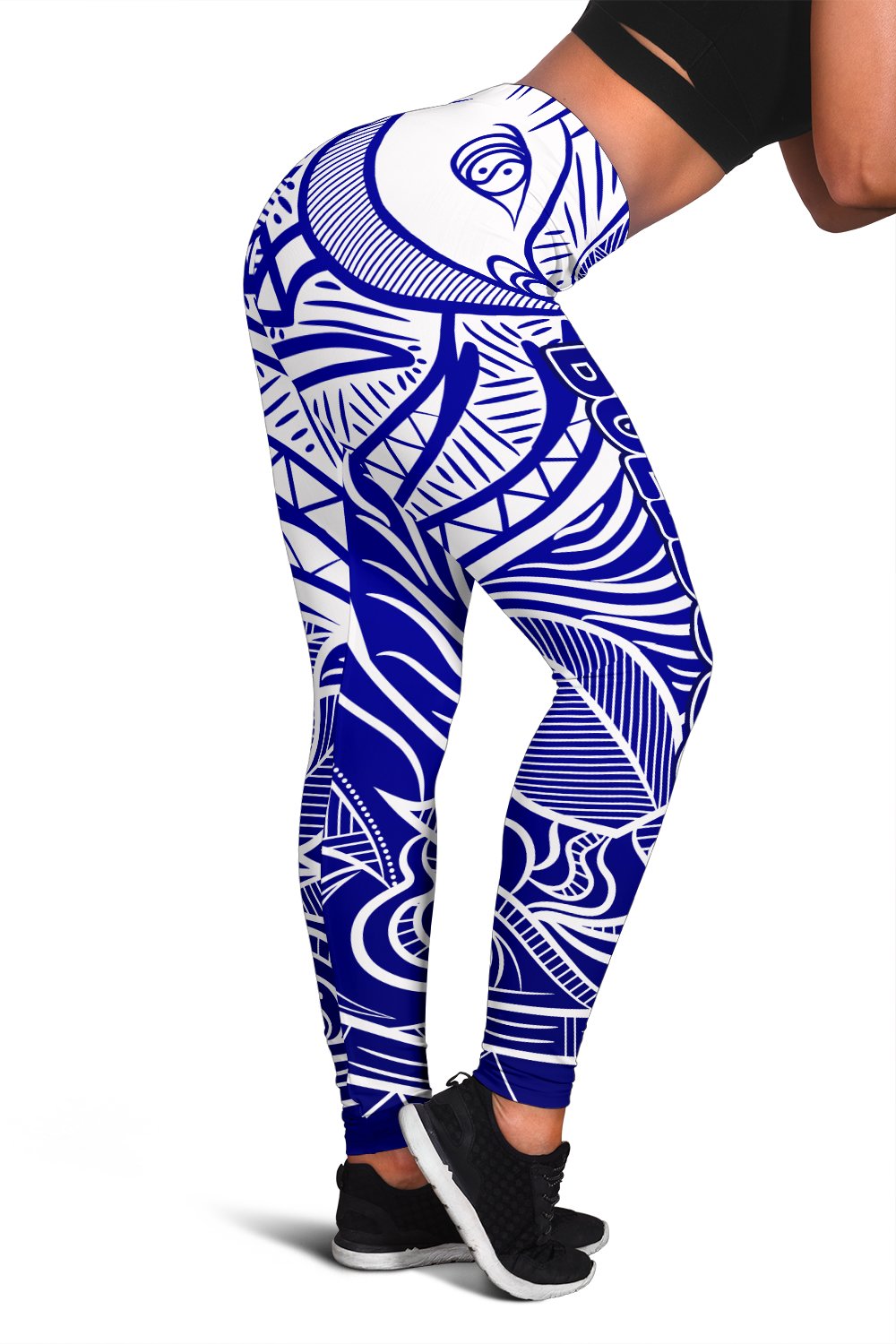 bulldogs-womens-leggings-tribal-style