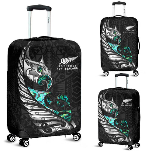 new-zealand-luggagae-cover-manaia-paua-fern-wing-white