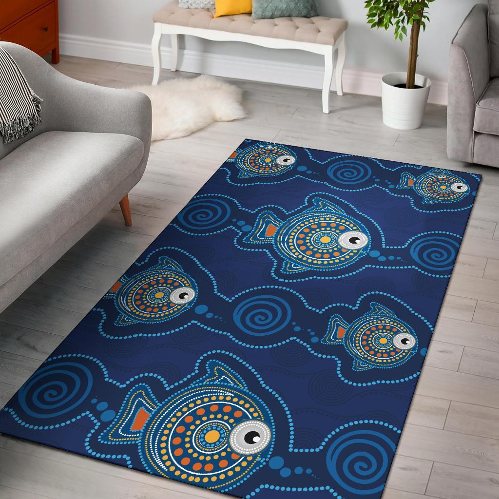 aboriginal-area-rug-indigenous-turtle-patterns