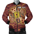 custom-aboriginal-mens-bomber-jacket-indigenous-lizard-dot-painting-art