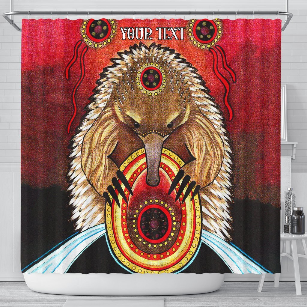 custom-shower-curtain-australian-echidna