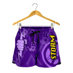 Melbourne All Over Print Women's Shorts Storm - Vibe Hoodie