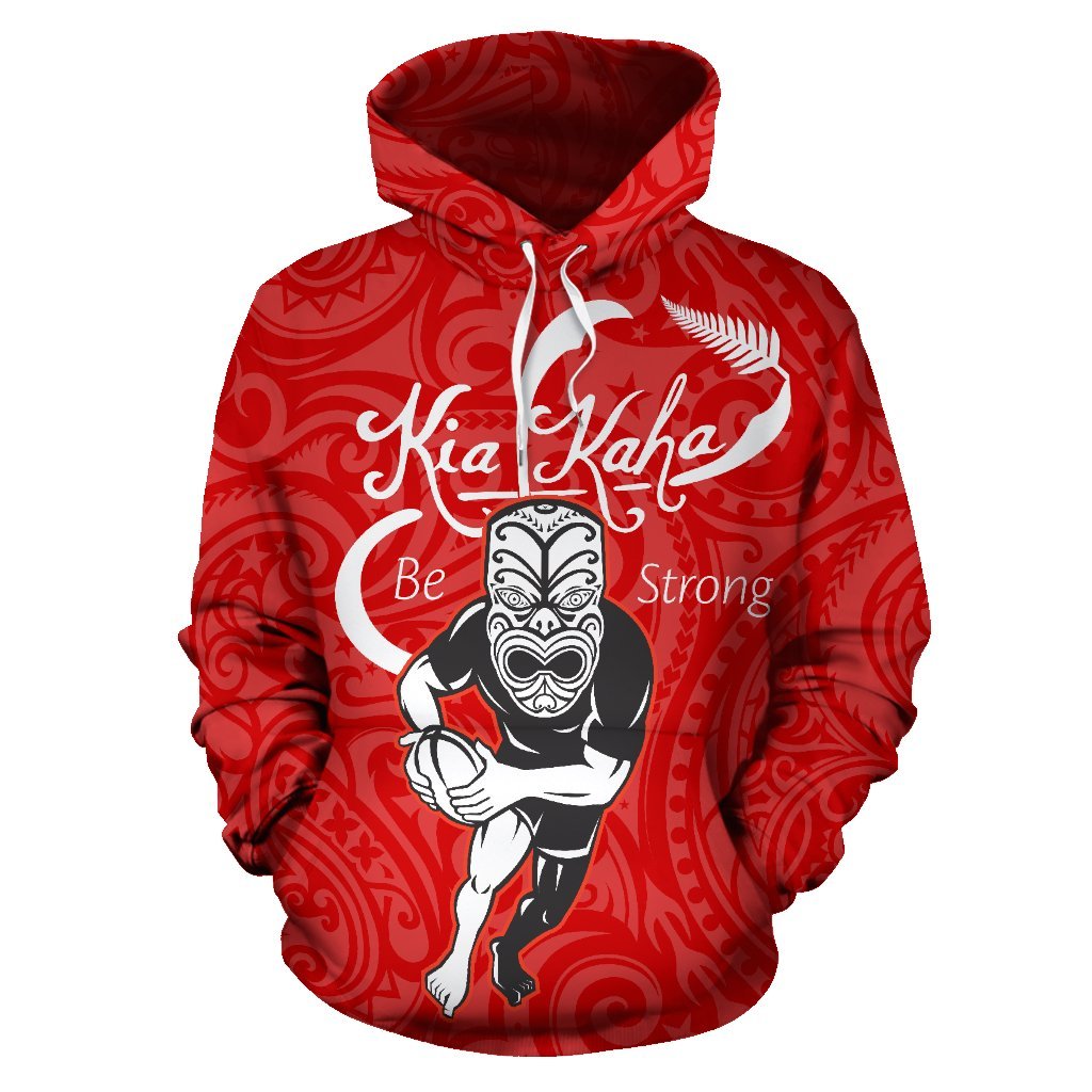 rugby-kia-kaha-be-strong-hoodie-red-version-2