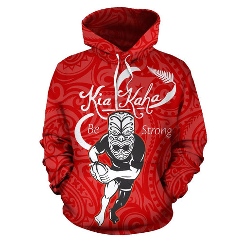 rugby-kia-kaha-be-strong-hoodie-red-version-2