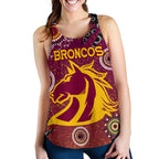 Brisbane Broncos Women Racerback Tank Indigenous Country Style - Vibe Hoodie