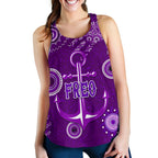 Fremantle Women's Racerback Tank Indigenous Freo Country Style - Vibe Hoodie