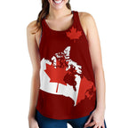 Canada Map Special Racerback Tank - Vibe Hoodie