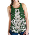 Maori Moko Tattoo Racerback Tank, Manaia Pounamu - Vibe Hoodie