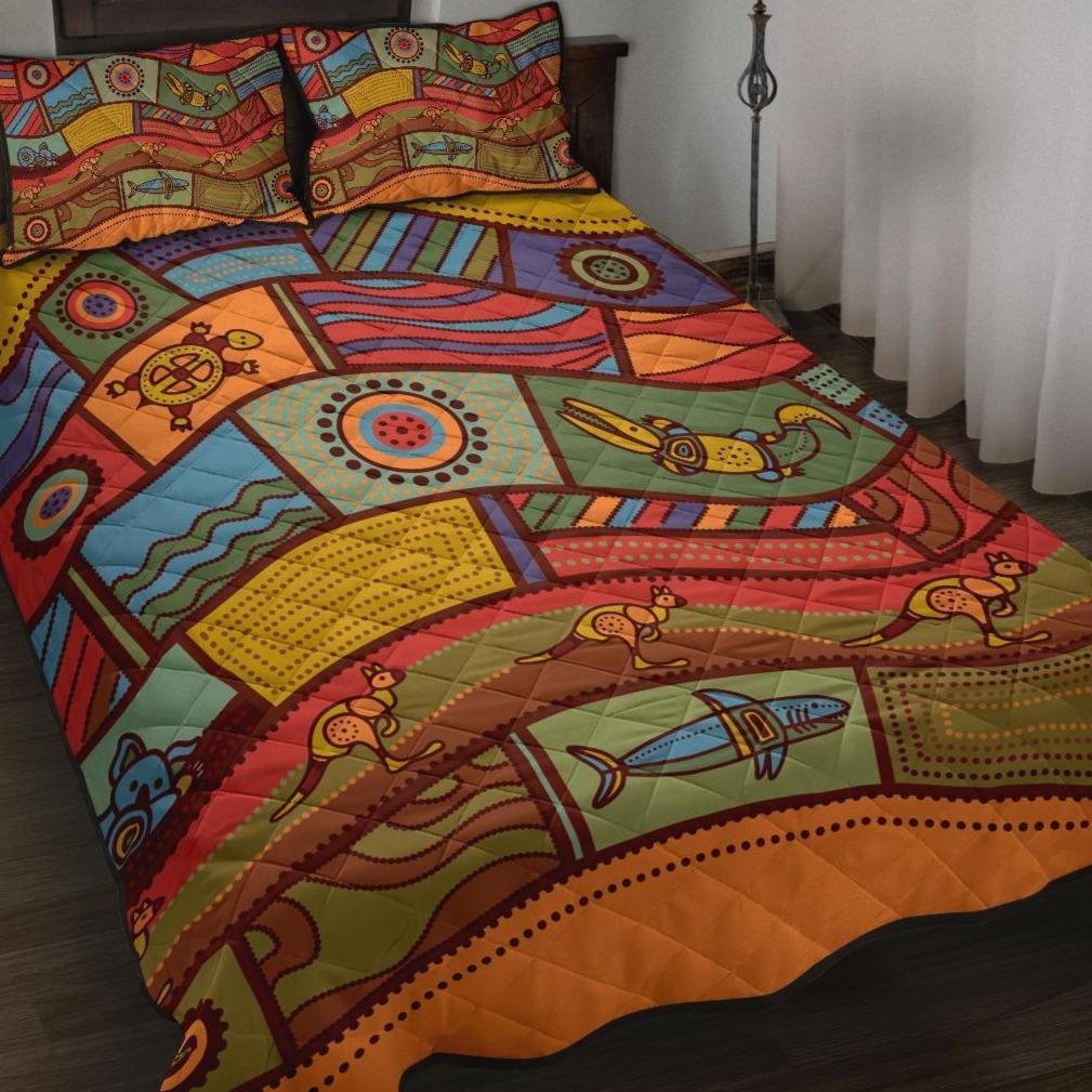 quilt-bed-set-aboriginal-art-with-animals