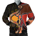 bomber-jacket-aboriginal-snake-with-dot-painting