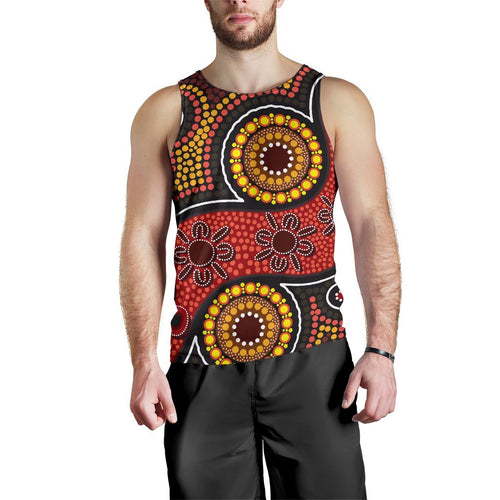 aboriginal-mens-tank-top-indigenous-circle-dot-painting-style-1