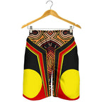 mens-shorts-aboriginal-with-dot-painting-art