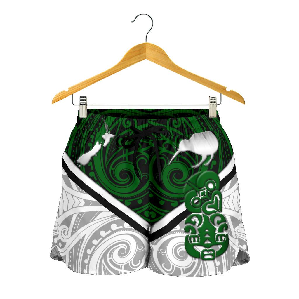 New Zealand Maori Rugby Women Shorts Pride Version - White - Vibe Hoodie