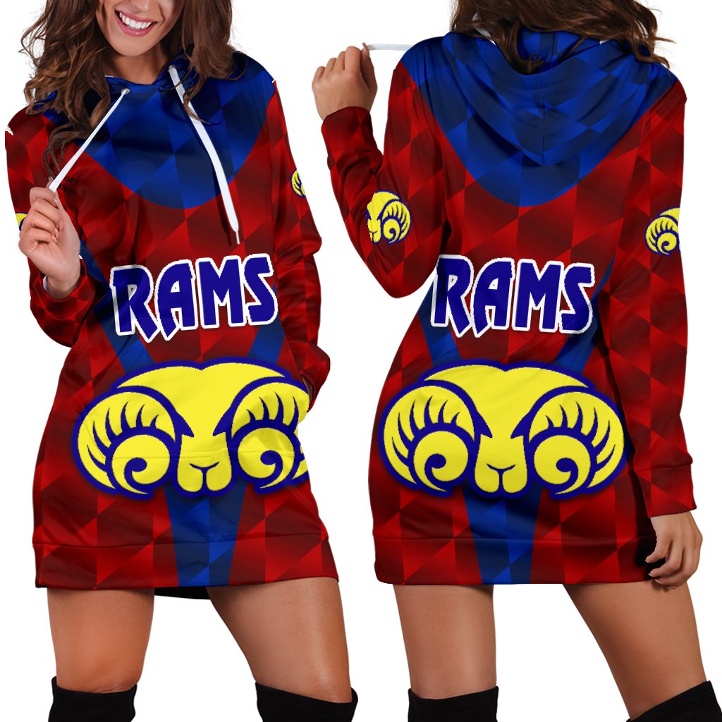 adelaide-womens-hoodie-dress-rams-merino-original-red
