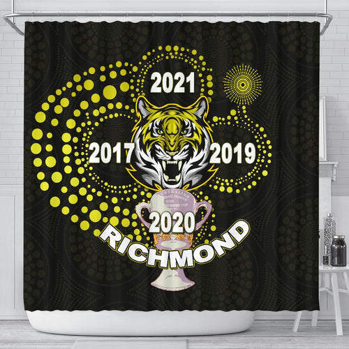 richmond-premier-shower-curtain-legendary-tigers-indigenous