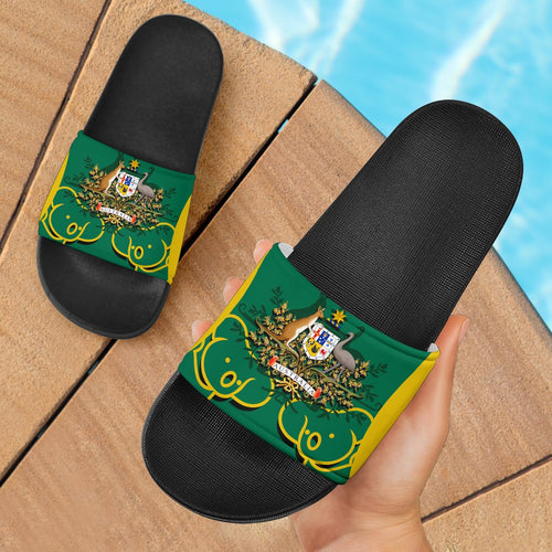 slide-sandals-australian-coat-of-arms-and-koala-black