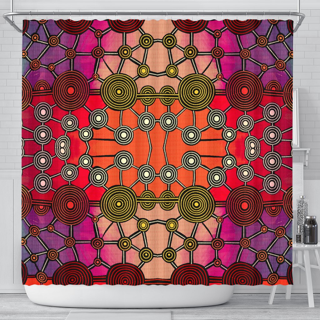shower-curtain-aboriginal-patterns-shower-curtain-circle-patterns