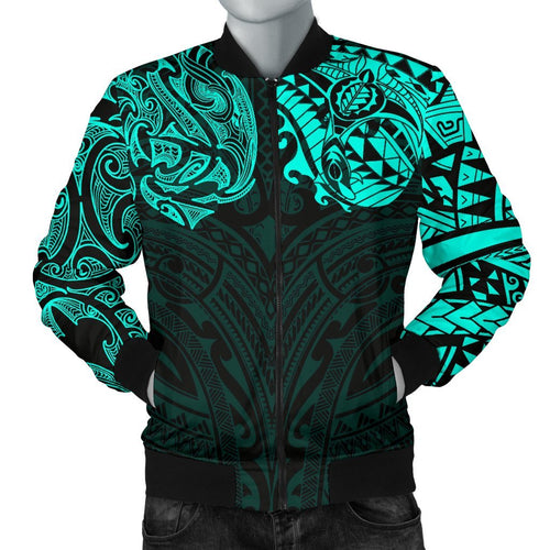 new-zealand-mens-bomber-jacket-maori-polynesian-tattoo-turquoise