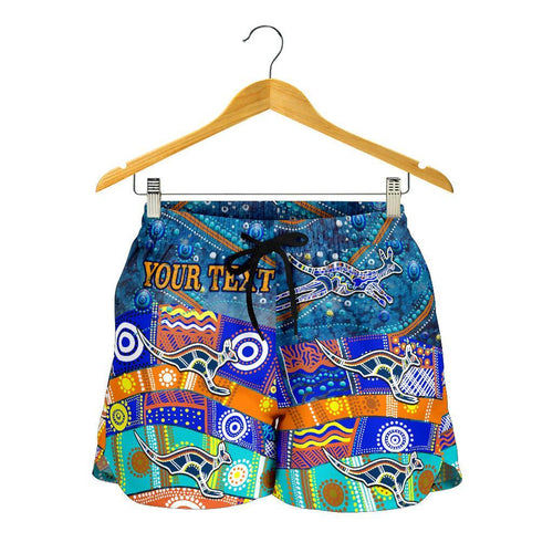 (Custom text) Shorts Women - Kangaroo Dreaming - Vibe Hoodie