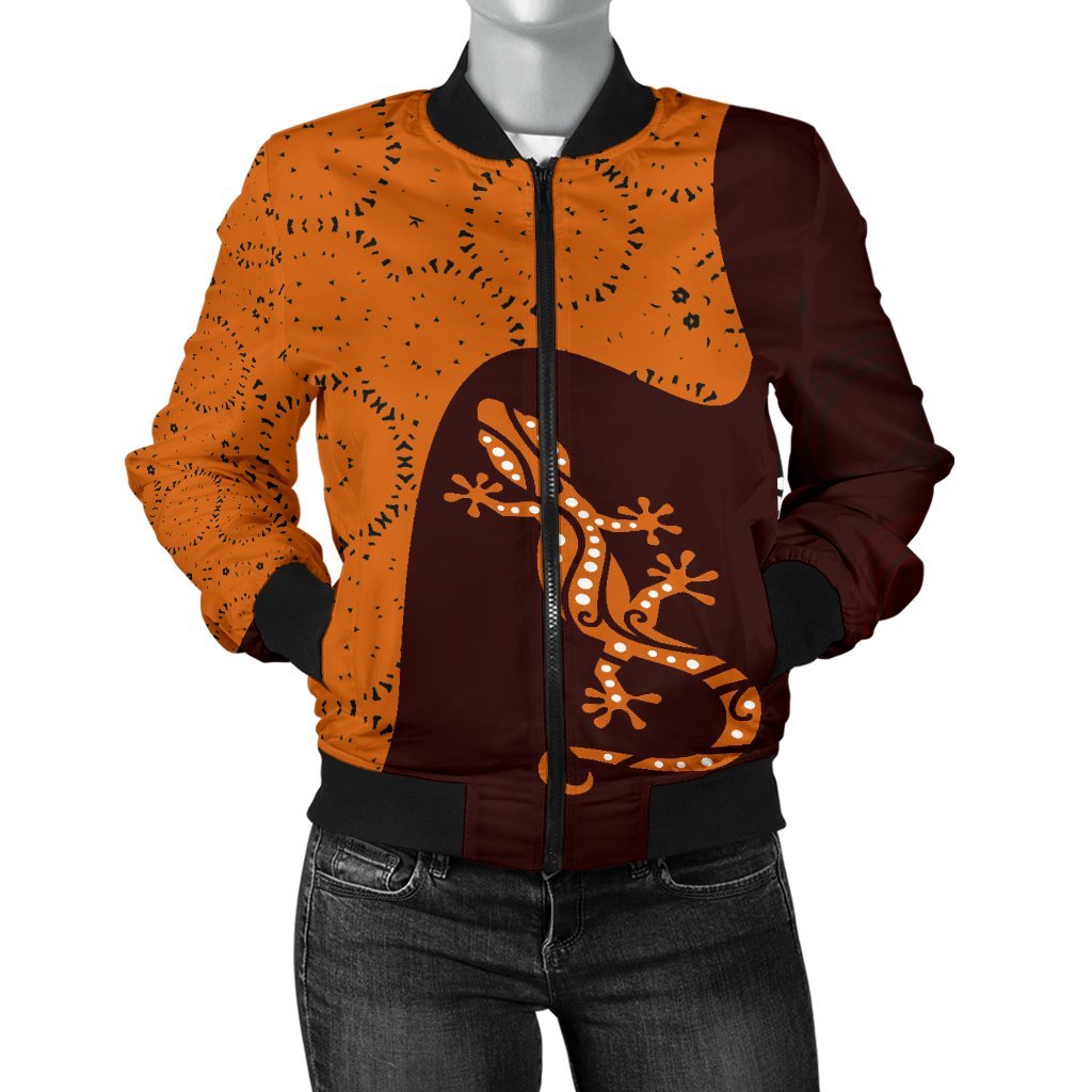 aboriginal-womens-bomber-jacket-lizard-in-aboriginal-dreaming