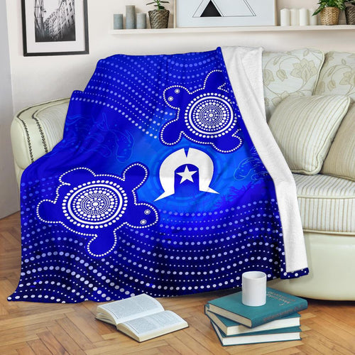 torres-strait-islanders-premium-blanket-torres-symbol-with-turtle