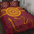 aboriginal-quilt-bed-set-aboriginal-snake-and-alligator