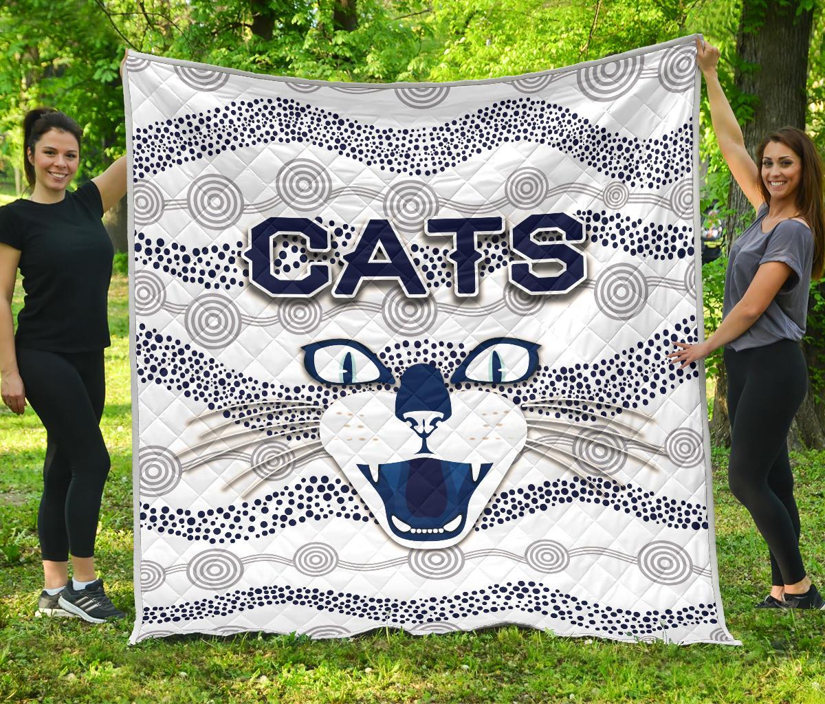 geelong-premium-quilt-cats-indigenous-white