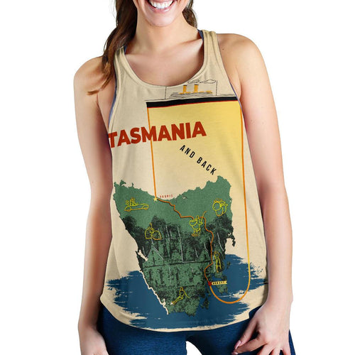 Racerback Tank - Tasmania Top Tank - Women - Vibe Hoodie