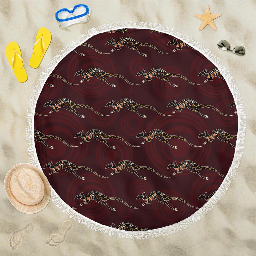 beach-blanket-kangaroo-blanket-aboriginal-patterns-ver01-59-x-59-inches