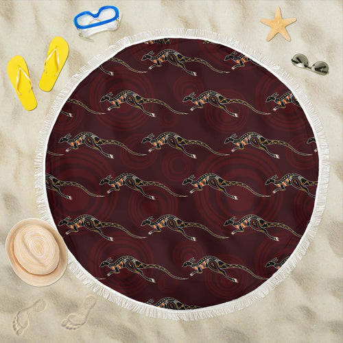 beach-blanket-kangaroo-blanket-aboriginal-patterns-ver01-59-x-59-inches