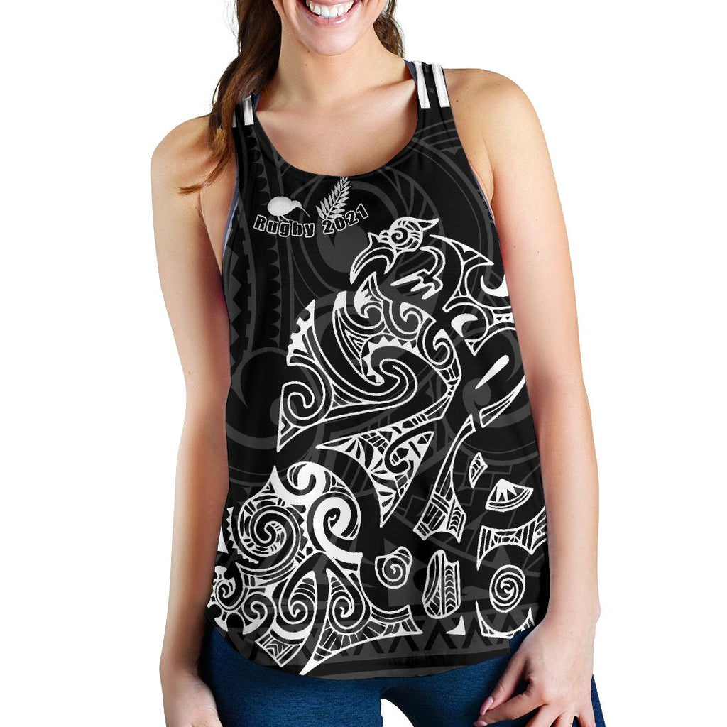 Aotearoa Super Rugby Women Racerback Tank Maori Kiwi - Vibe Hoodie