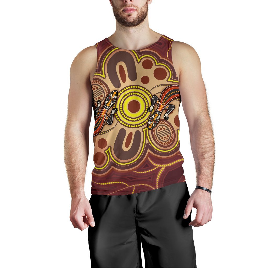 aboriginal-mens-tank-top-indigenous-lizard-dot-painting-art