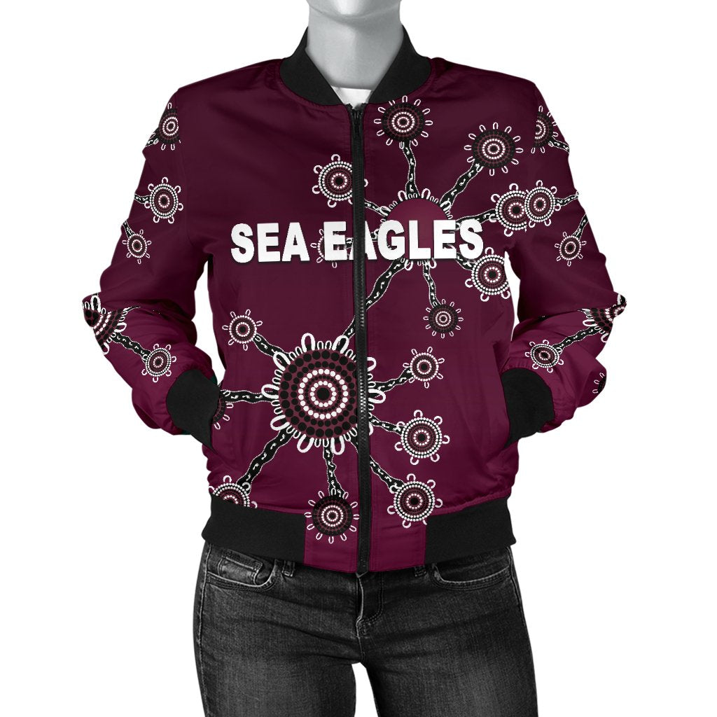 warringah-womens-bomber-jacket-sea-eagles-simple-indigenous