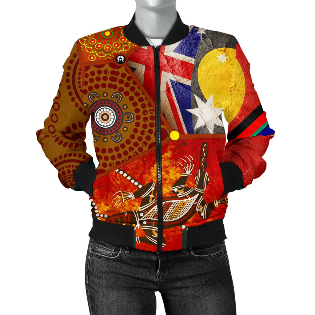 bomber-jacket-aboriginal-dot-painting-flags-crocodile