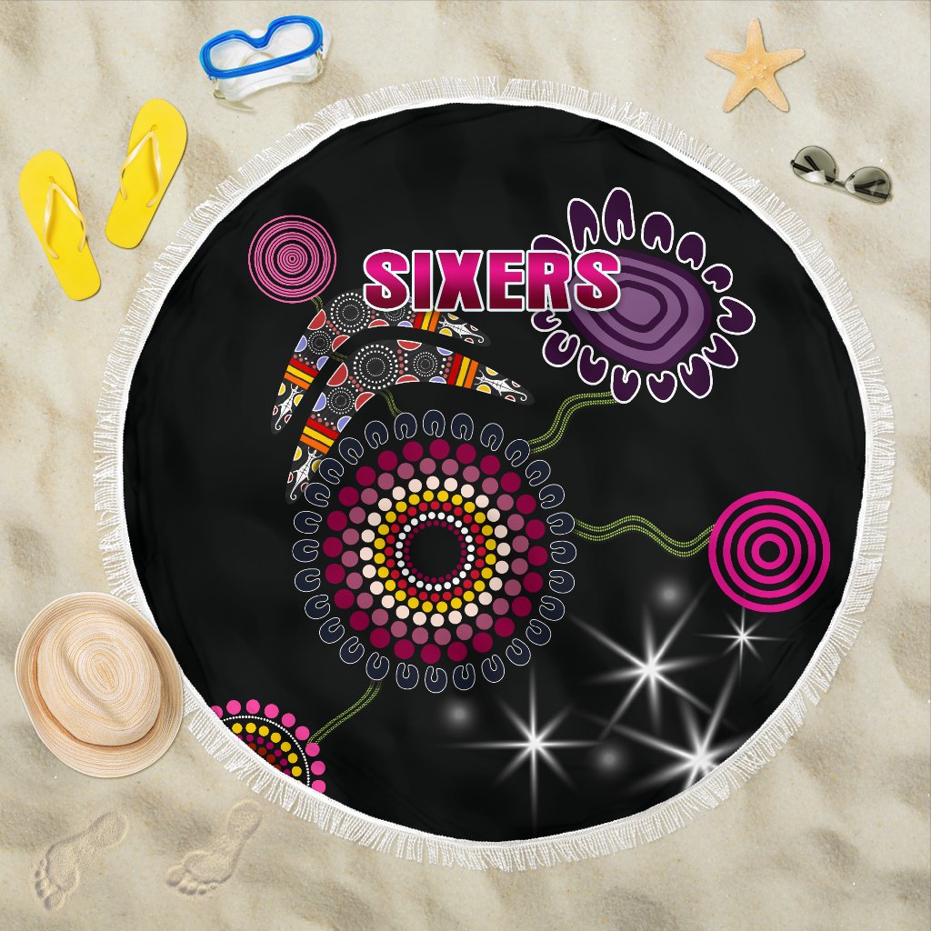 sydney-beach-blanket-sixers-indigenous-black