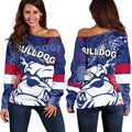 Western Bulldogs Off Shoulder Sweater - Vibe Hoodie