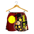 [Custom] Women's Shorts Australia Aboriginal Lives Matter Flag - Vibe Hoodie