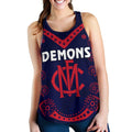 Melbourne Demons Indigenous Women Racerback Tank Football - Vibe Hoodie