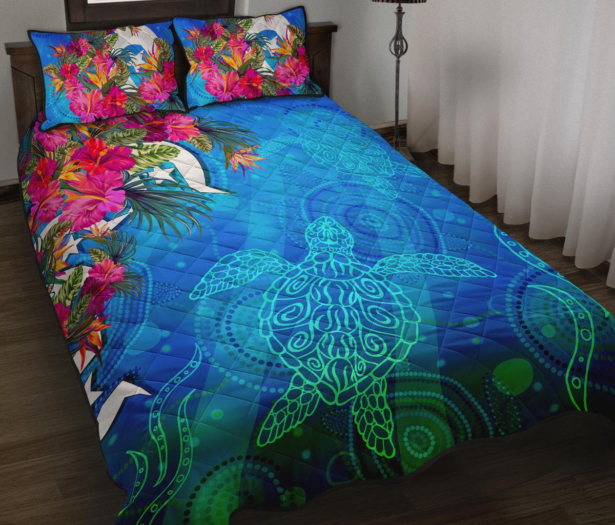 qui-bed-set-torres-strait-blue-sea-with-hibiscus