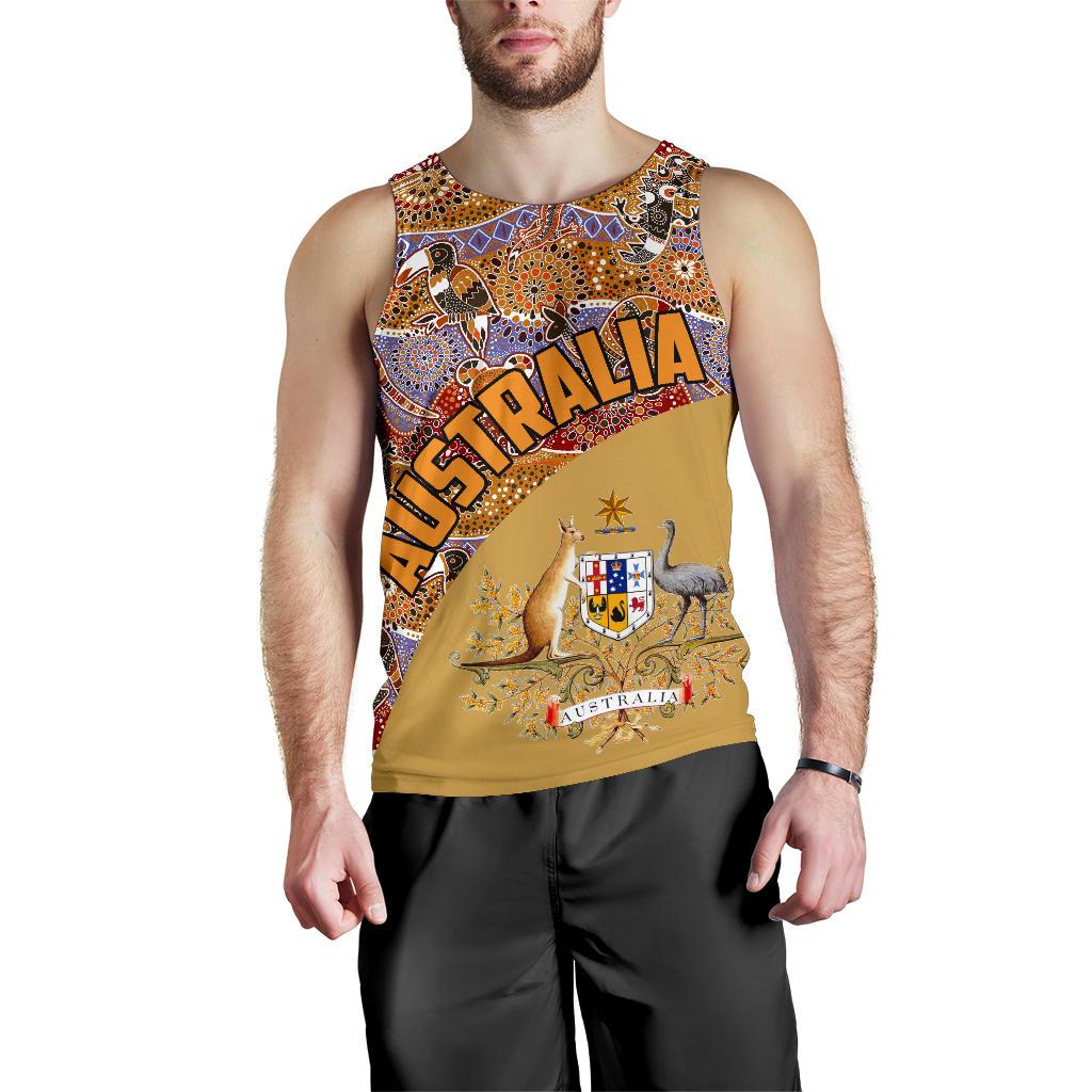 men-tank-top-aboriginal-patterns-mens-tank-australian-coat-of-arms