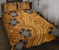 aboriginal-quilt-bed-set-indigenous-turtle-gold-version