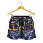 Melbourne Women Shorts Lightning Storm Indigenous - Vibe Hoodie