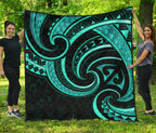 new-zealand-maori-mangopare-premium-quilt-polynesian-turquoise
