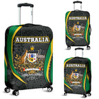 aboriginal-luggage-cover-australian-coat-of-arms-aussie-spirit-green